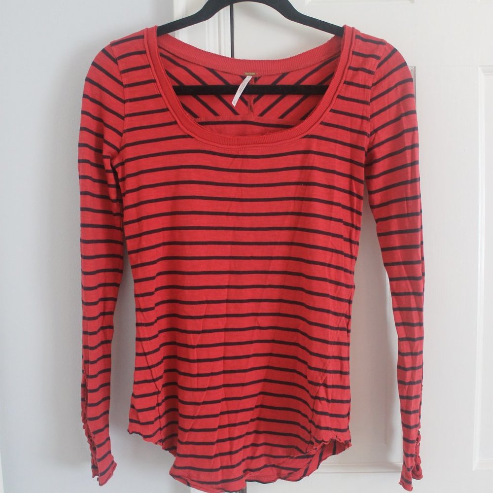 Free People Stripe Shirt